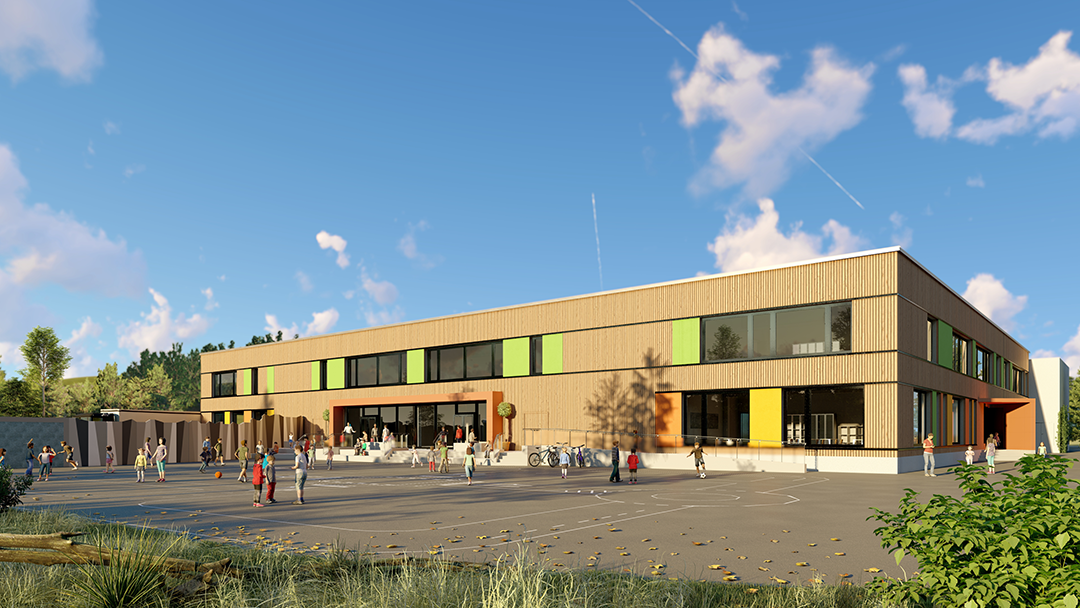 Wörnitz-Center wird durch das MR PLAN Competence Center Architektur zur Schule